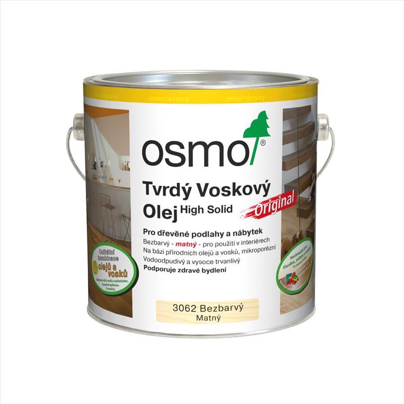 OSMO Tvrdý voskový olej Original 3062 - na podlahy 10l bezbarvý mat