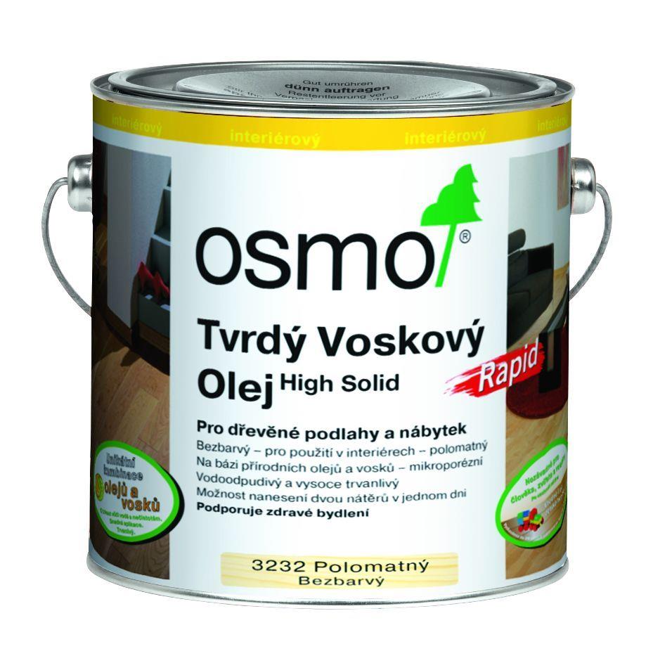 OSMO Tvrdý voskový olej Rapid 3232 - 2,5l hedvábný polomat