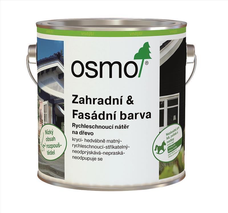 OSMO zahradní a fasádní barva 7505 hluboce černá  (RAL 9005)  0,75l