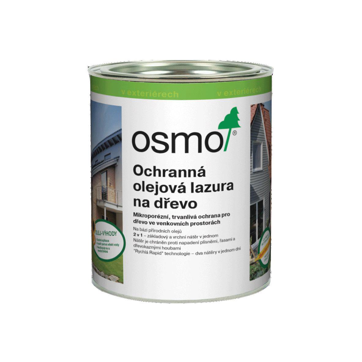 OSMO Ochranná olejová lazura 729 jedlově zelená 0,75l