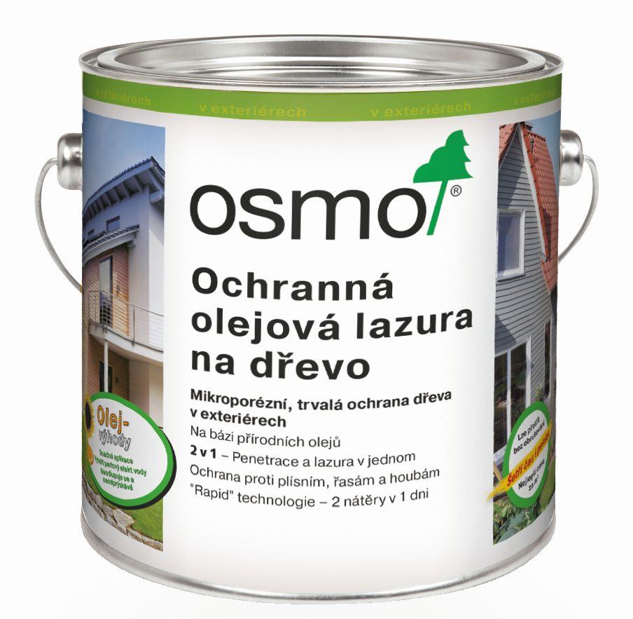 OSMO Ochranná olejová lazura 729 jedlově zelená 2,5l