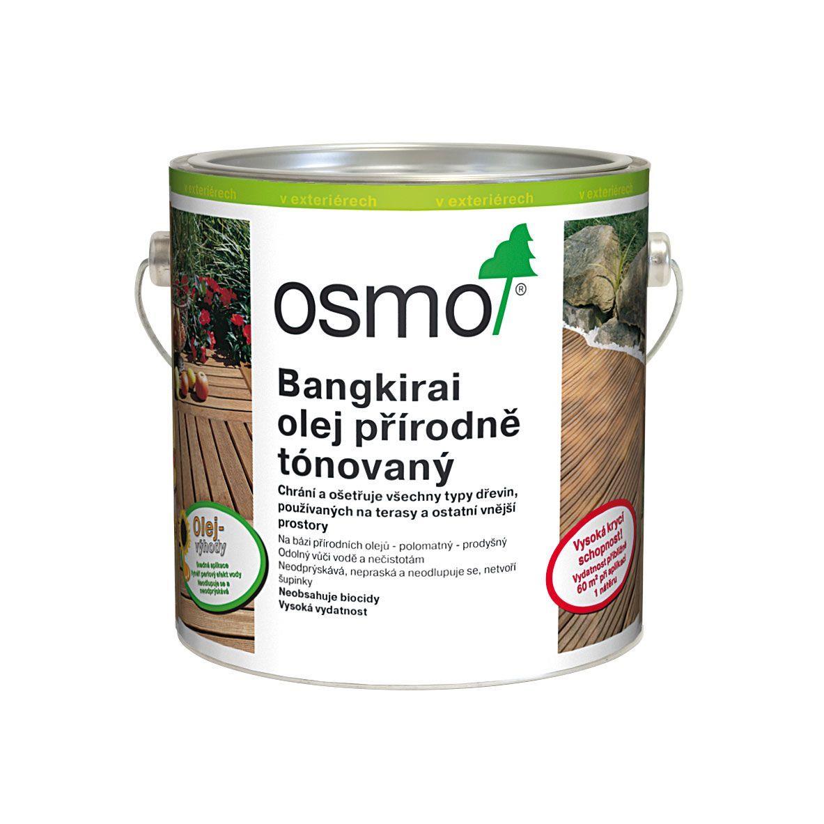OSMO Terasový olej 006 bangkirai 3l za cenu 2,5l - přírodní