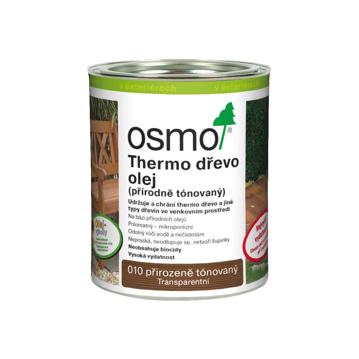 OSMO Terasový olej 010 termo dřevo 0,75l