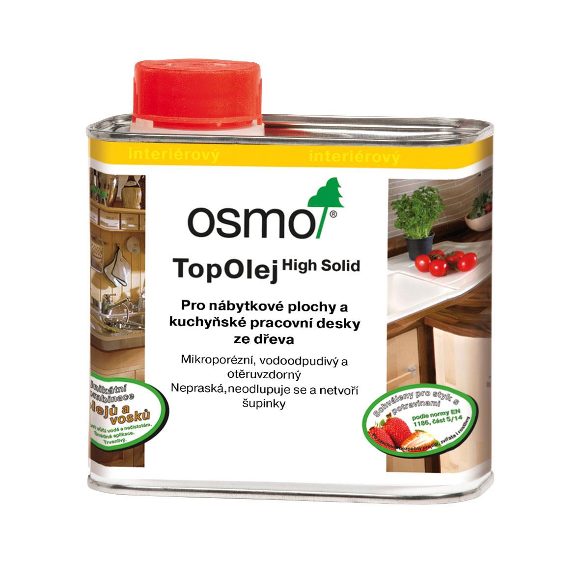 OSMO Top olej 3028 0,5l - bezbarvý hedvábný polomat