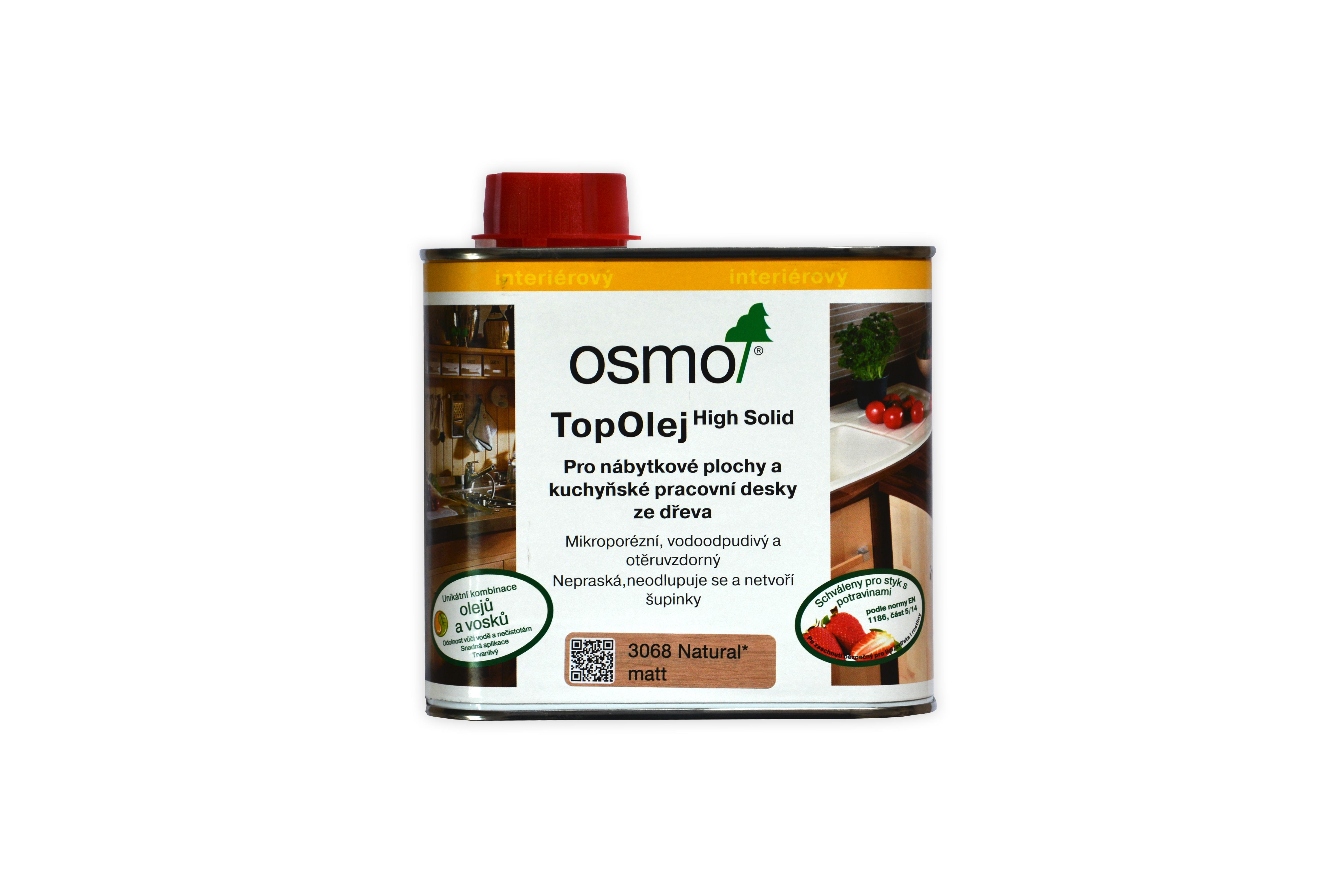 OSMO Top olej 3068 0,5l - Natural